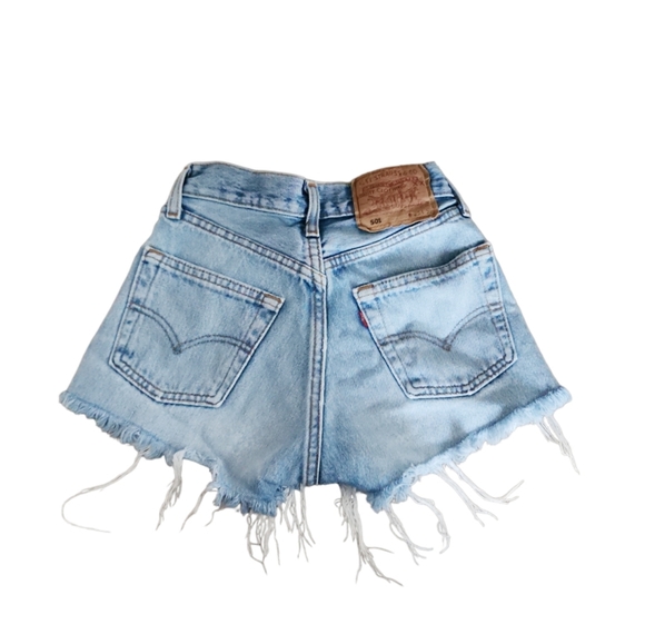 ‼️SOLD‼️ VTG Levi's 501 XX Original True Vintage Frayed Cut Off Distressed Denim - Picture 14 of 16